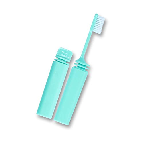 SuperCS Taşınabilir Kompakt Bambu Kömür Katlanır Diş Fırçası Kat Seyahat Kamp Yürüyüş Açık almak kolay Katlanabilir Teethbrush