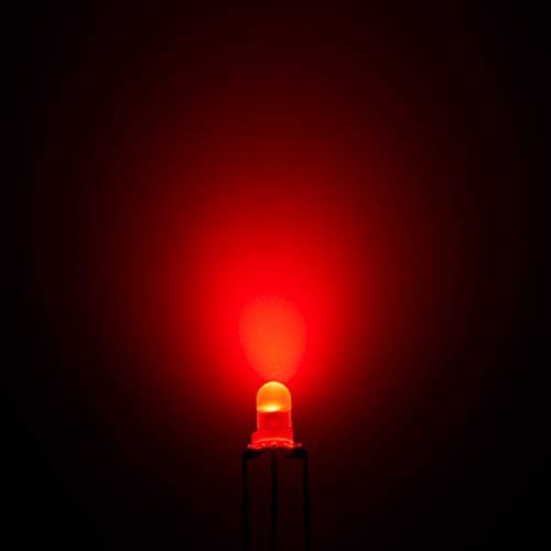Chanzon 100 adet 3mm Kırmızı ve yeşil dağınık LED diyot ışıkları ortak katot (buzlu yuvarlak Bicolor) parlak Aydınlatma ampul