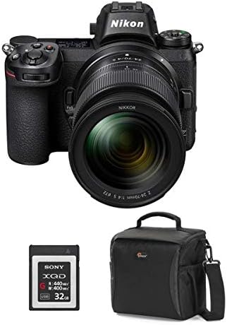 Nikon Z6 FX Formatlı aynasız fotoğraf makinesi ile NİKKOR Z 24-70mm f / 4 S Lens-Paket ile, 32 GB Premium XQD Hafıza Kartı Kamera