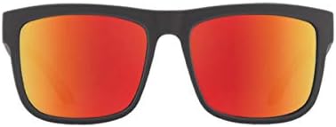 SPY Optic Discord, Kare Güneş Gözlüğü, Renk ve Kontrast Artırıcı Lensler, Yumuşak Mat Koyu Gri - HD Plus Kırmızı Spektrumlu Gri