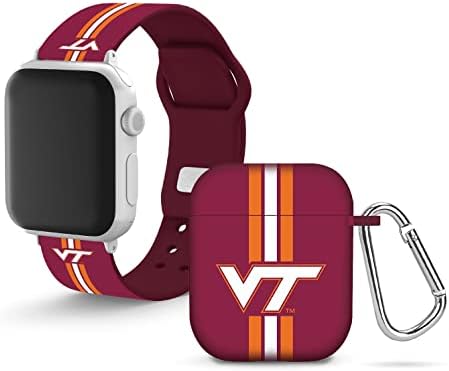 Virginia Tech Hokies HD Birleşik Paket Apple Watch ve Airpod'larla Uyumlu