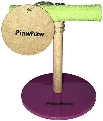 Pinwhzw Papağan Eğitim Levrek Kuş levrek için Kapakları Standı