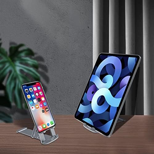 Metal Telefon Standı Tablet Standı Alüminyum Alaşım Cep telefonu Tutucu Standı Ultra Ince Taşınabilir Katlanır Masaüstü Tembel