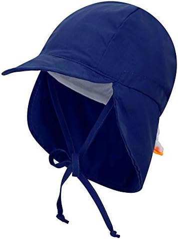Livingston Çocuk SPF 50 + UV Güneş Işını Koruyucu Safari Şapka w/Boyun Kapağı Güneş Şapkası Bebek için