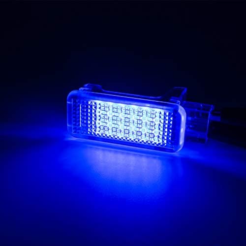 Au-di için LED Nezaket Kapı Projektör ışık Değiştirme A3 A4 A5 A6 A7 S3 S4 S5 S6 S7 Q5 Q7 TT, VW, Porsche, 18-SMD Mavi Oto Led