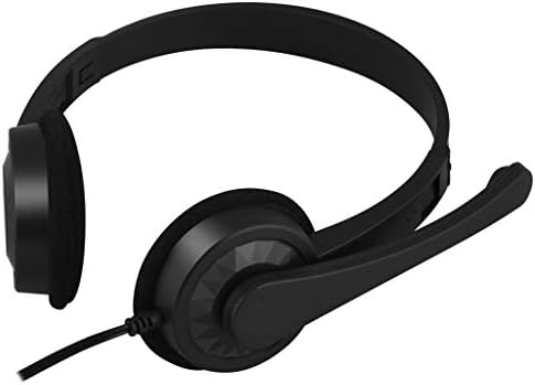 WoCoo Oyun Kulaklıkları, Stereo Kablolu Kulak İçi Kulaklık Kulaklıkları, Dahili Mikrofonlu büyük yumuşak Kulak parçaları(Siyah)