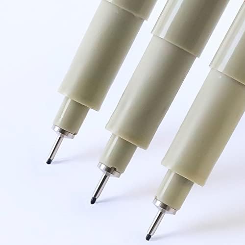 8 PCS Hassas Mikro-Hattı Kalemler Set Ince-astar Mürekkep Kalemler ile 8 Boyutları için Sanatçı İllüstrasyon, Eskiz, Teknik Çizim,