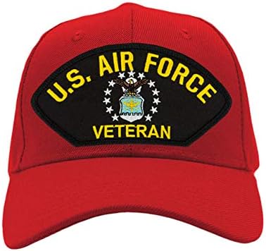 PATCHTOWN ABD Hava Kuvvetleri Veteran Şapka / Ballcap Ayarlanabilir Bir Boyut En Uyar (Birden Fazla Renk ve Stilleri)