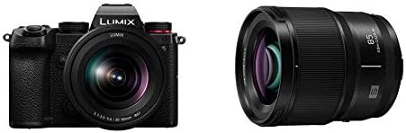 Panasonic LUMİX S5 Tam Çerçeve Aynasız fotoğraf makinesi (DC-S5KK) ve LUMİX S 20-60mm F3.5-5.6 L Montajlı Değiştirilebilir Lens