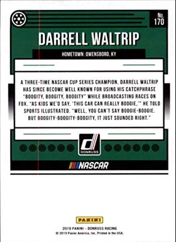 2019 Donruss Gümüş 170 Darrell Waltrip Efsaneleri Gatorade / DiGard Motor Sporları / Chevrolet Yarış Ticaret Kartı