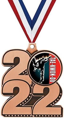 2.25 2022 Taekwondo Bronz Madalya ve Kupalar, Taekwondo 2022 Madalya Ödülleri Prime