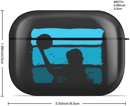 Su Topu Oyunu Spor Airpods Kılıf Kapak için Apple AirPods Pro Sevimli Kılıf için Erkek Kız Yumuşak TPU Darbeye Koruyucu Cilt