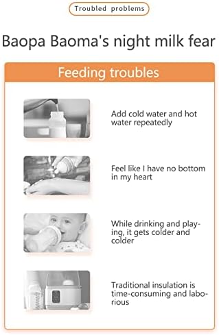 Süt şişe ısıtıcı USB taşınabilir bebek bebek Besleme süt şişe termal HeatKeeper, hızlı ısıtma sabit sıcaklık süt şişe ısınma