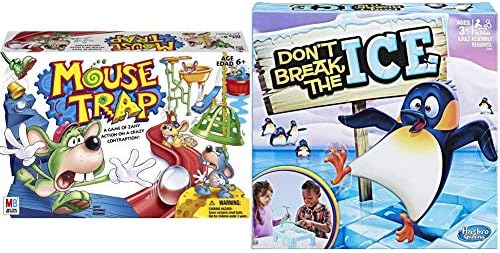 6 Yaş ve Üstü Çocuklar için Hasbro Gaming Mouse Trap Masa Oyunu ( Exclusive) ve Buz Kırma Oyunu
