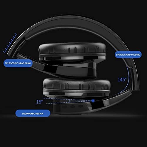 hhscute Kulaklıklar, Oyun Kulaklıkları Kablosuz Kulaklık Bluetooth Kulaklıklar USB Kulaklık Spor Kulaklık Kulak Üstü Kulaklıklar