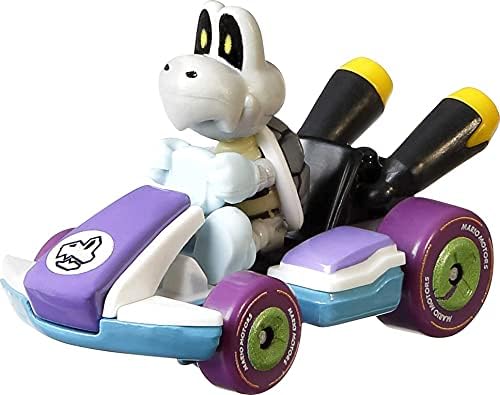 Hot Wheels Mario Kart Vehicle 4-Pack, 4 Hayran Favori Karakter Seti 1 Özel Model, 3 Yaş ve Üstü Çocuklar ve Hayranlar için Koleksiyon