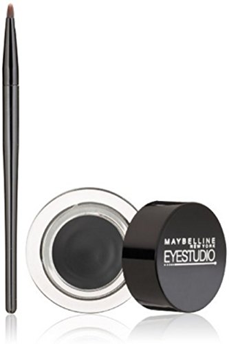 Maybelline New York Eye Studio Kalıcı Drama Jel Eyeliner, En Siyah Siyah [950], 0.106 oz (6'lı Paket)