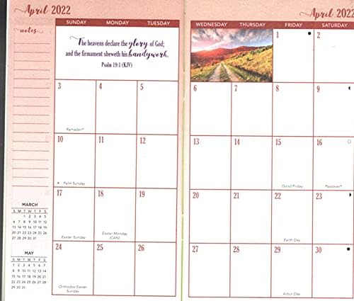 Greenbier Uluslararası Mezmurlar 2022 - 2023 2 Yıllık Cep Planlayıcısı / İlham Takvimi / Organizatör-Aylık Sayfa Formatı