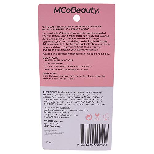 MCoBeauty Pout Gloss Ultra Parlak Dudak Parlatıcısı-Gıdıklama 0.2 Oz