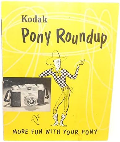 Kodak Pony Roundup Film Kamera Vintage Orijinal Kullanım Kılavuzu Kitapçığı