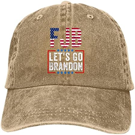 GEGCVN Gidelim Brandon beyzbol şapkası Fjb kovboy şapkası Pamuk Ayarlanabilir Yıkanabilir baba şapkası Erkekler Kadınlar ıçin