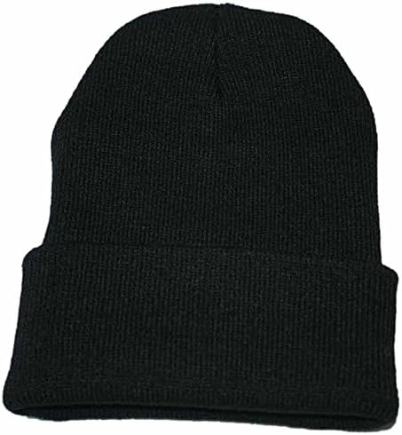Tıknaz Bere Şapka için Kadın Erkek Kış Şapka Bayan Kaflı Beanies Örme Kafatası Kap Yumuşak Sıcak Kar Kayak Şapka