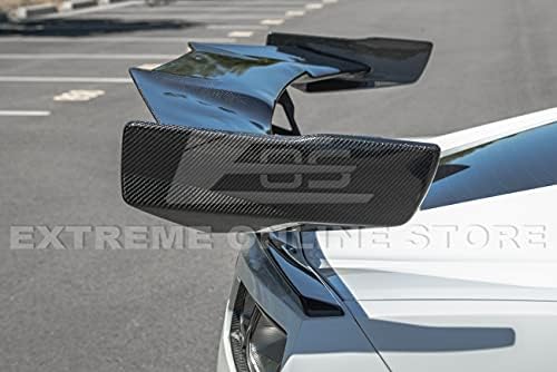 Extreme Online Mağaza Değiştirme için 2014-2019 Chevrolet Corvette C7 Geniş Vücut Modelleri / ZR1 Tarzı Arka Bagaj Kapağı Kanat