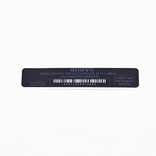 3 x Arka Kabuk Kapak Kılıf Sticker Etiket Bar Mühürler için PS4 Sony Playstation 4 Denetleyicisi için