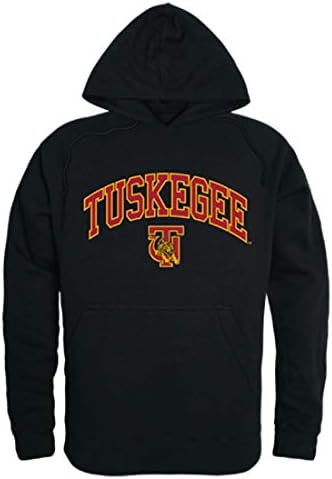 Tuskegee Üniversitesi Kaplanlar Kampüs Hoodie Sweatshirt Siyah