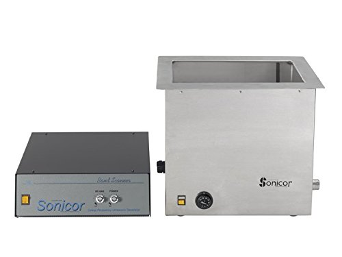 Sonicor Inc, 22 Galon Endüstriyel 1500 Watt Ultrasonik Temizleyici (Tank Kimliği: 20 x16 x16) (220V)