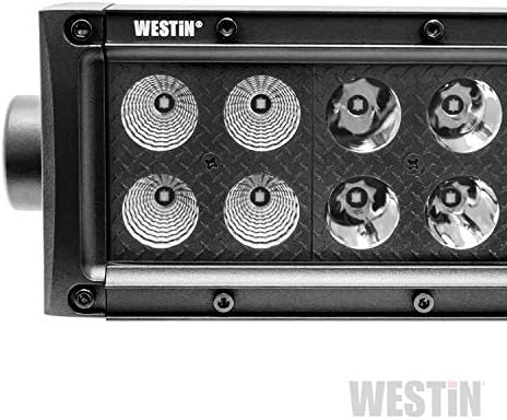 Westin 09-12212 - 100C B-Force Siyah Yüz Combo Işınlı 50 inç Çift Sıralı LED Işık Çubuğu