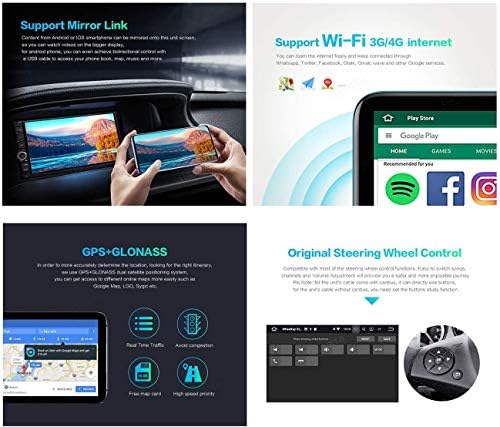 Android 10.0 Araba Stereo Çift Din Kafa Ünitesi Mazda BT-50 20106-2011 için GPS Navigasyon 9 İnç MP5 Multimedya Oynatıcı Radyo