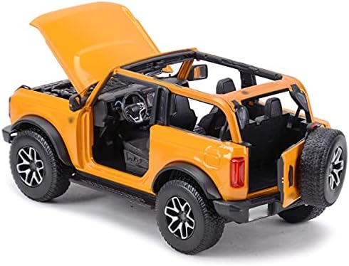 JMSM 1: 18 F-ord Bronco 2021 Alaşım Araba Modeli Metal Statik Diecast Araçlar Koleksiyon Model oyuncak arabalar Hediye (Renk: