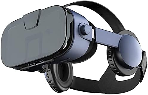 SMSOM VR Kulaklık, Filmler ve Oyunlar için VR 3D Sanal Gerçeklik Kulaklığı VR Gözlük Gözlükleri iOS ve Android ile Uyumlu, Ayarlanabilir